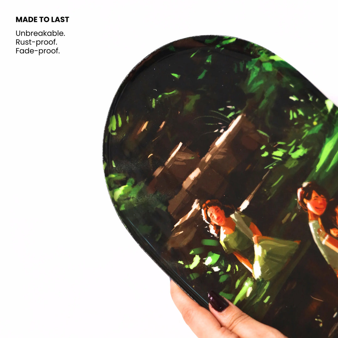 Ghar | Premium Metal Wall Art Panel | Set of 5