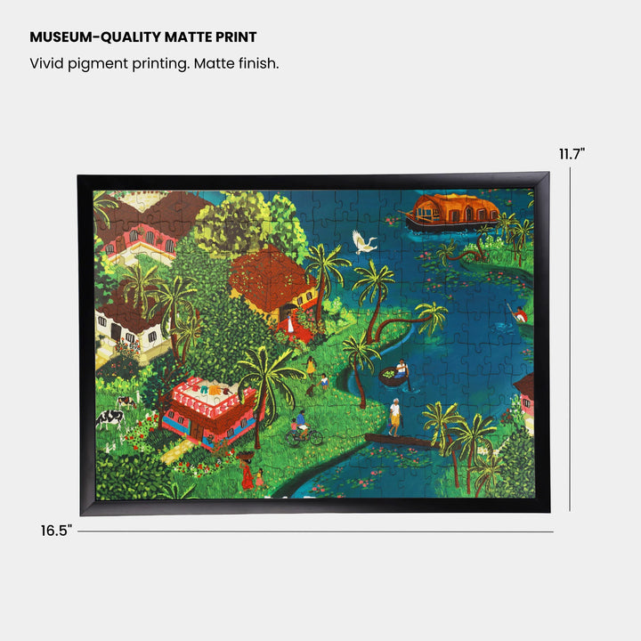 In the Blink of an Eye | Framed Puzzle - A3 | 200 pieces