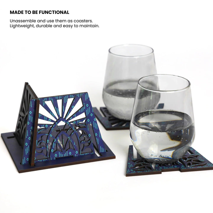 Moonbeam | Moodlight Coasters | Set of 4