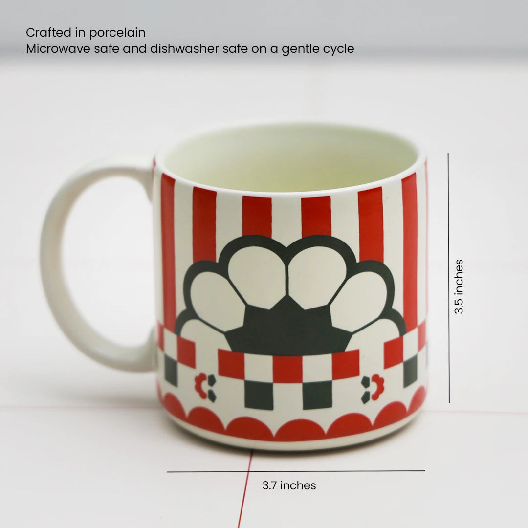 Microwave safe ceramic mugs with dimensions 