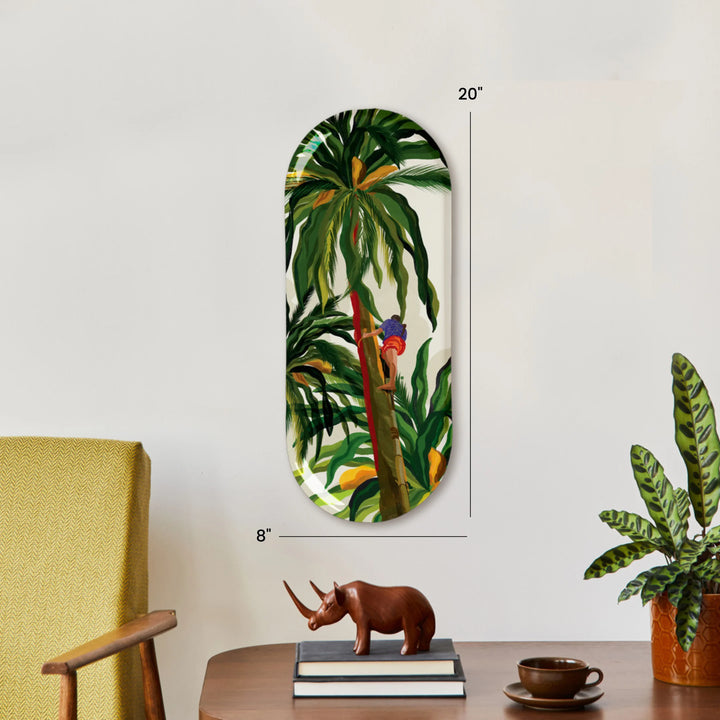 The Climb | Premium Metal Wall Art Panel | 8” × 20”