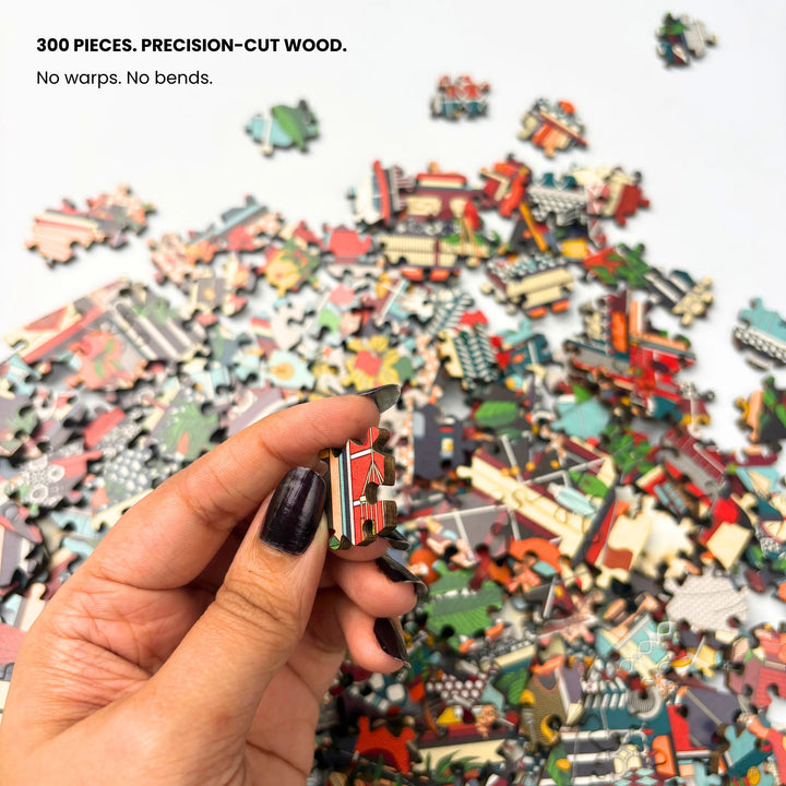 Living Windows | Framed Puzzle - Circular | 300 pieces