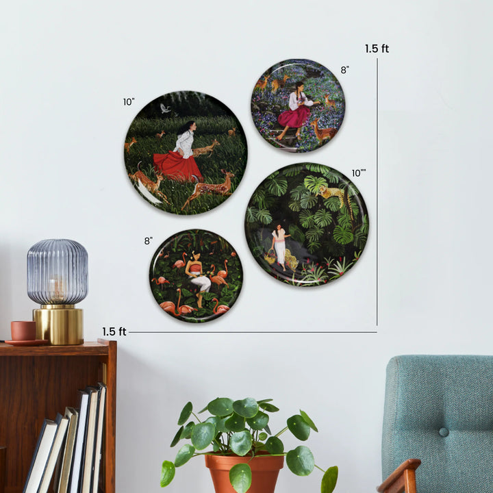 Wild and Free | Premium Metal Decor | Set of 4