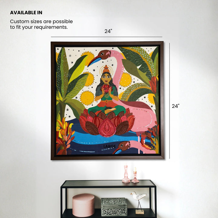 Keeper of Green | Embroidered Canvas