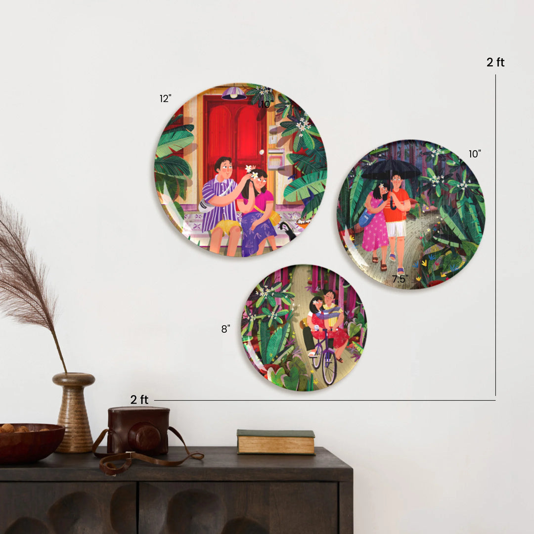 Seasons of Love | Premium Metal Decor | Set of 3