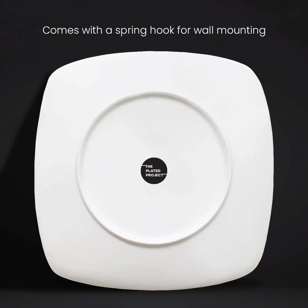 Back of the plate | a wall decor