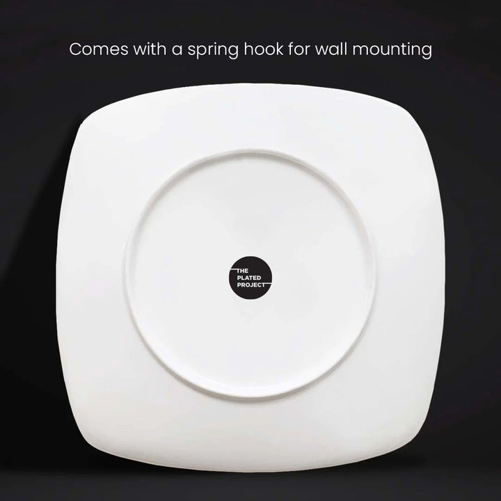 Back of the plate | a wall decor