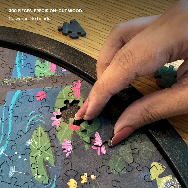 Finding Home | Framed Puzzle - Circular | 300 pieces