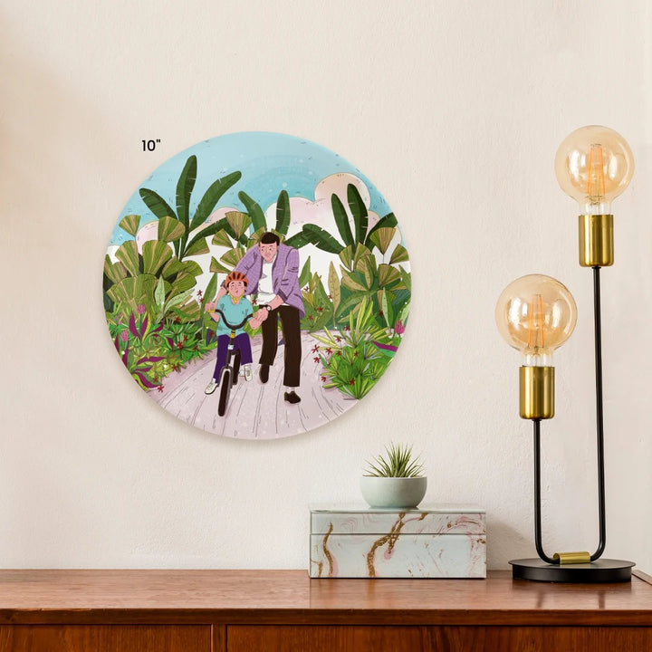 First Ride | Ceramic Decor Plate | 10"