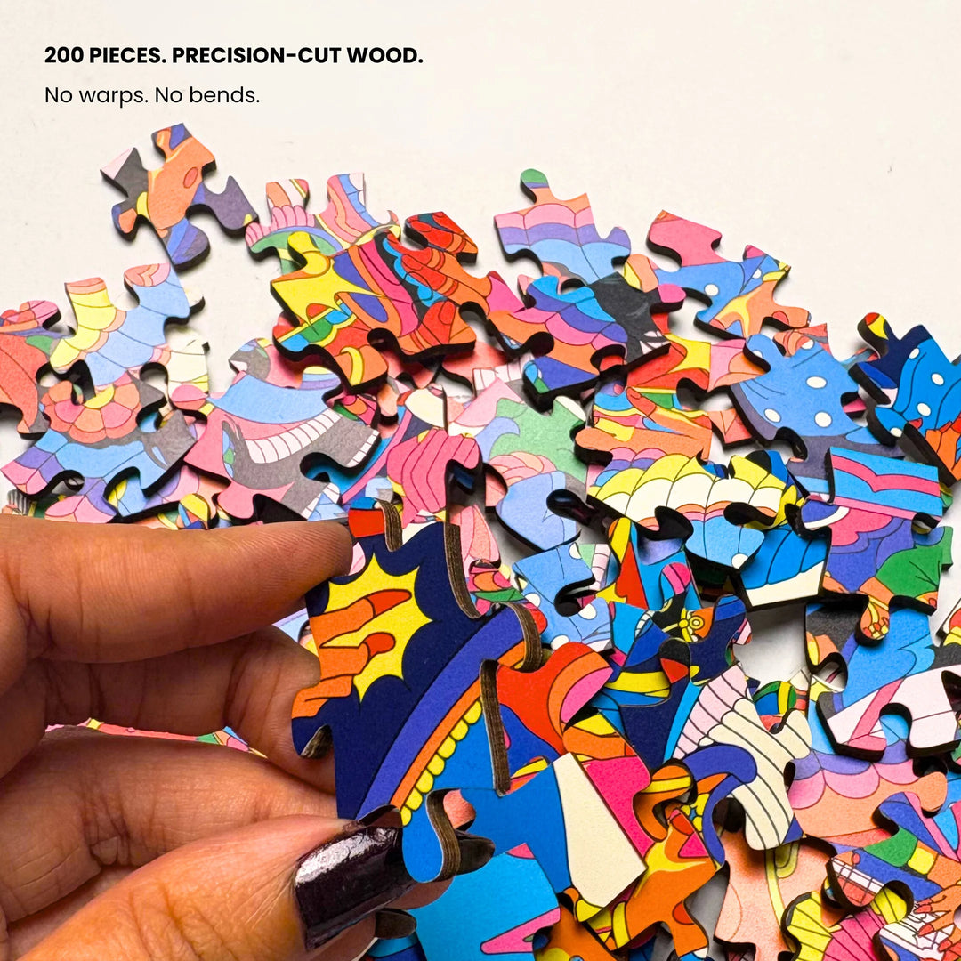 A Thousand Hands | Framed Puzzle – A3 | 200 pieces