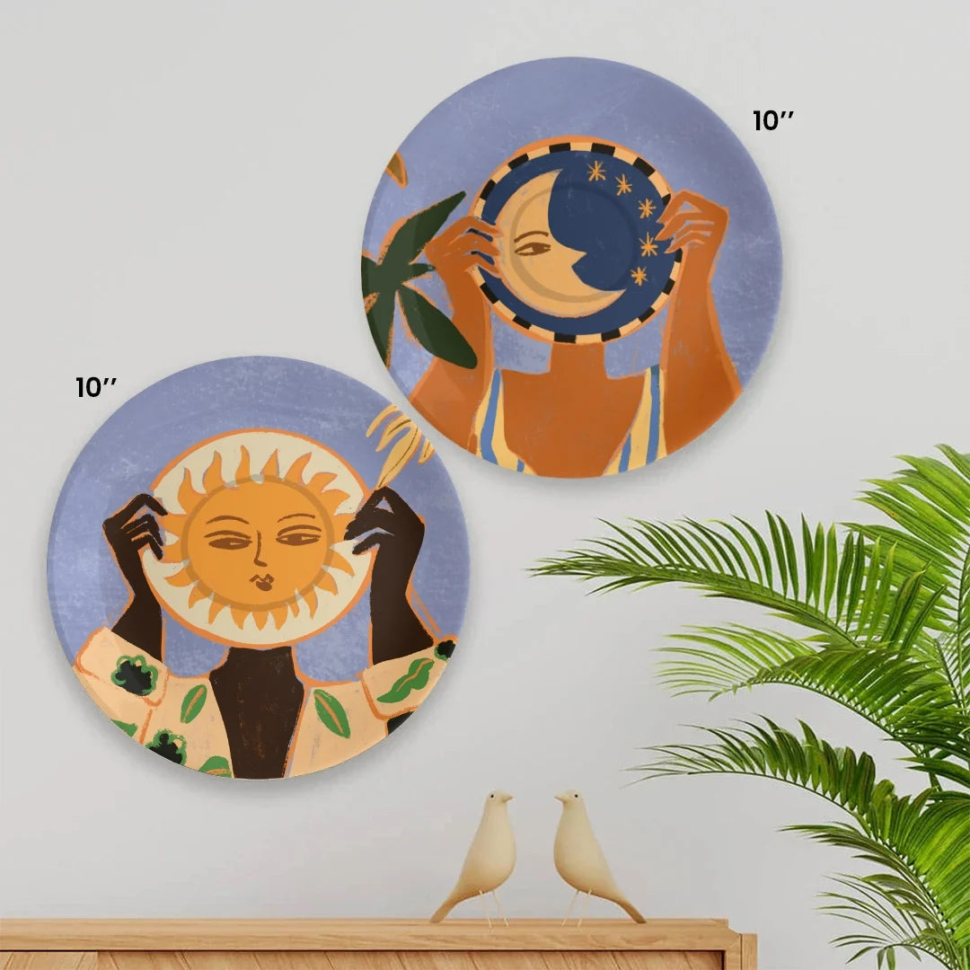 Same Sky | Ceramic Decor Plates | Set of 2