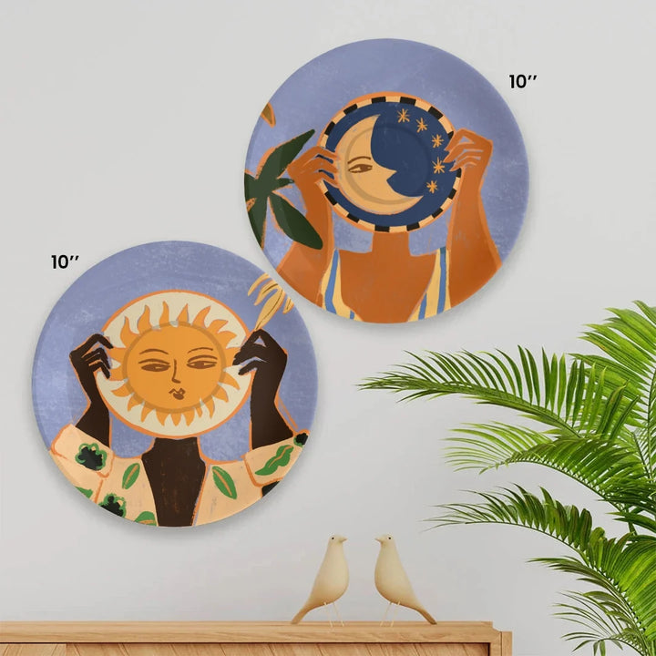 Same Sky | Ceramic Decor Plates | Set of 2