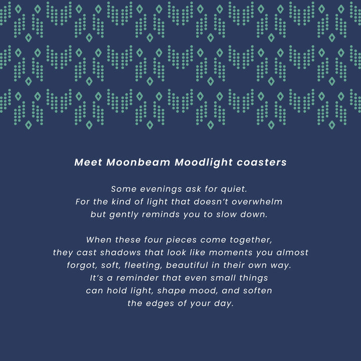 Moonbeam | Moodlight Coasters | Set of 4