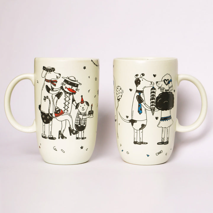 Woofing Wonderland | Tall Matte Mug