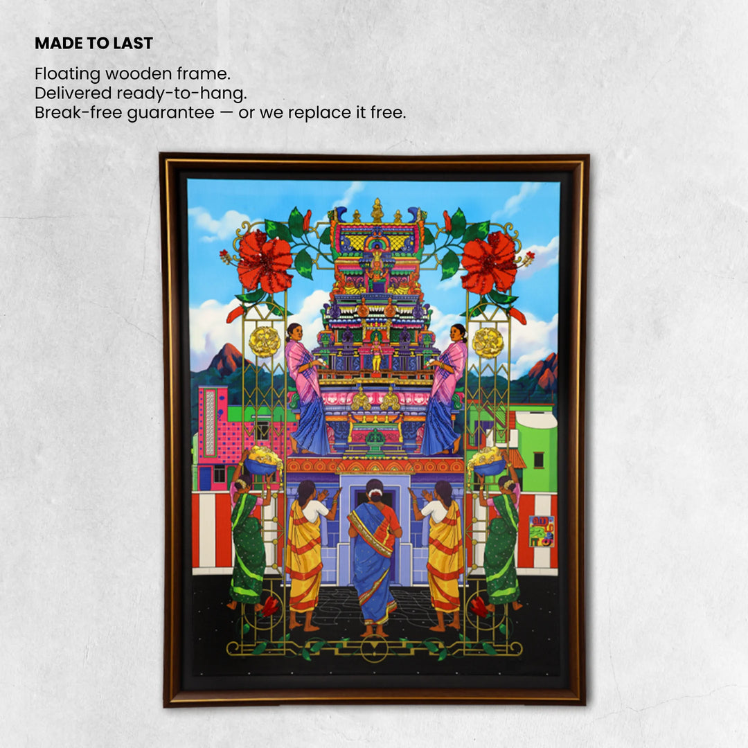 Steps of Faith | Embroidered Canvas