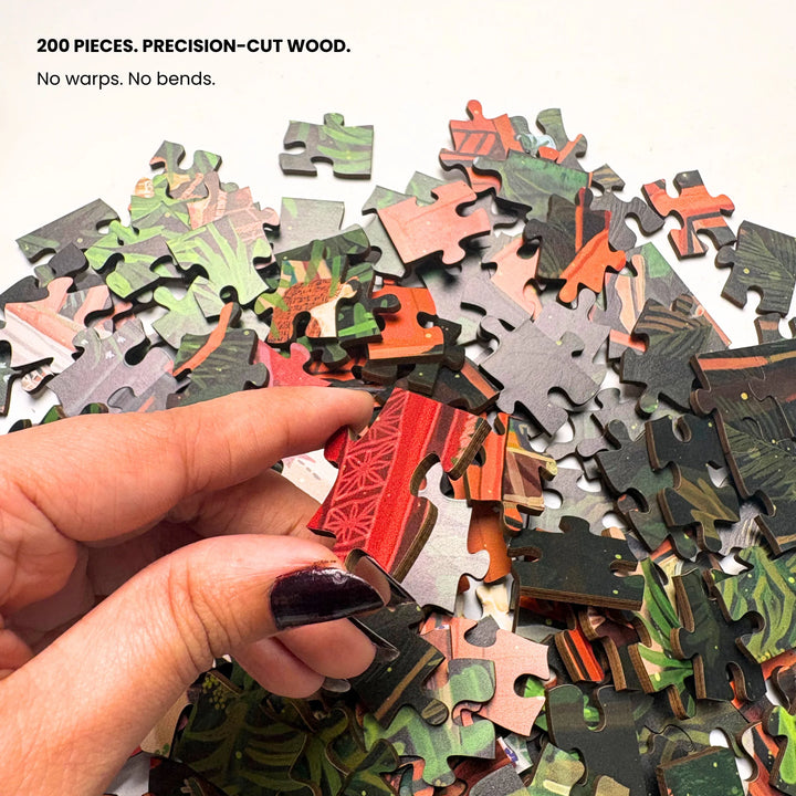 One Fine Day | Framed Puzzle - A3 | 200 pieces