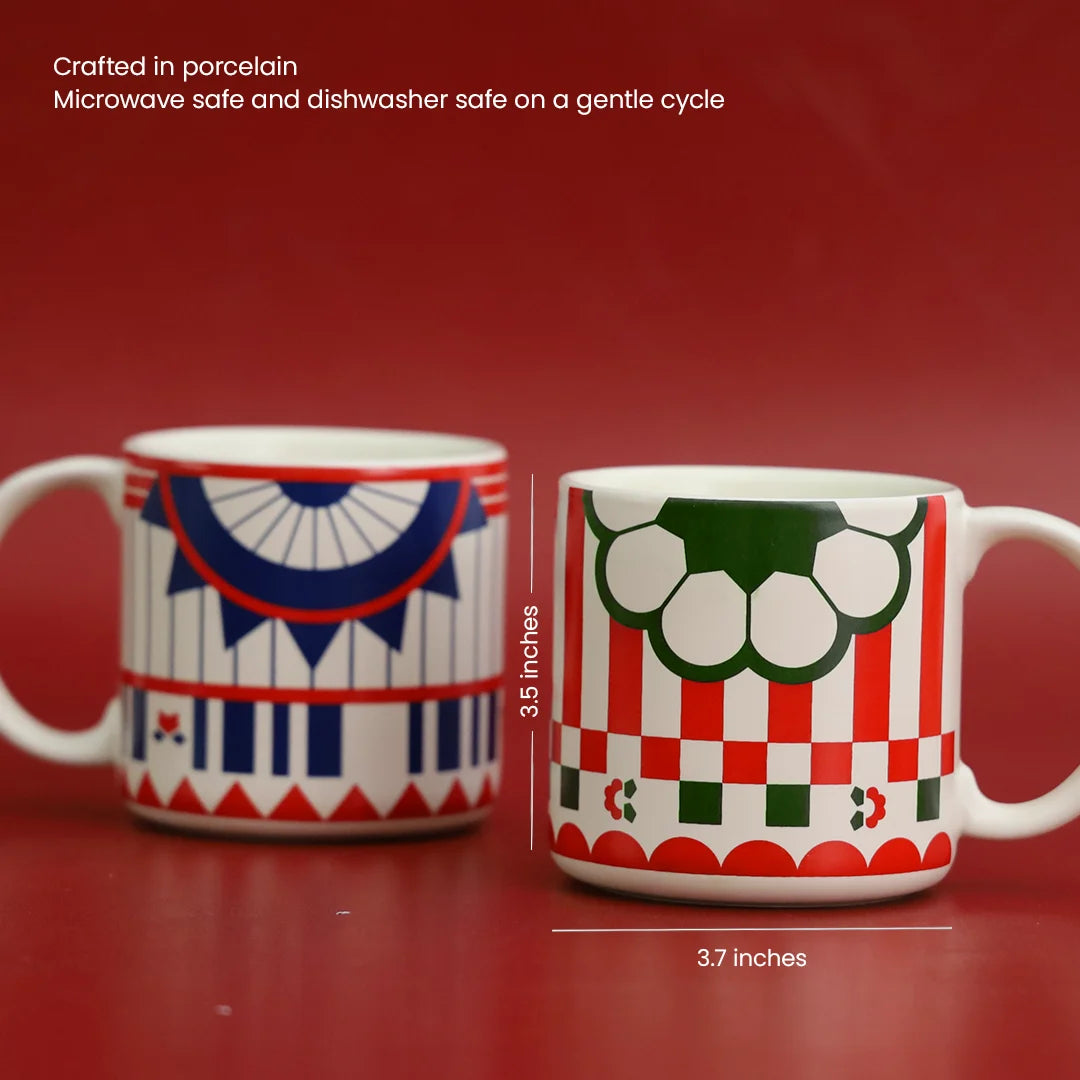 Kiran & Sanjh | Mugs | Set of 2