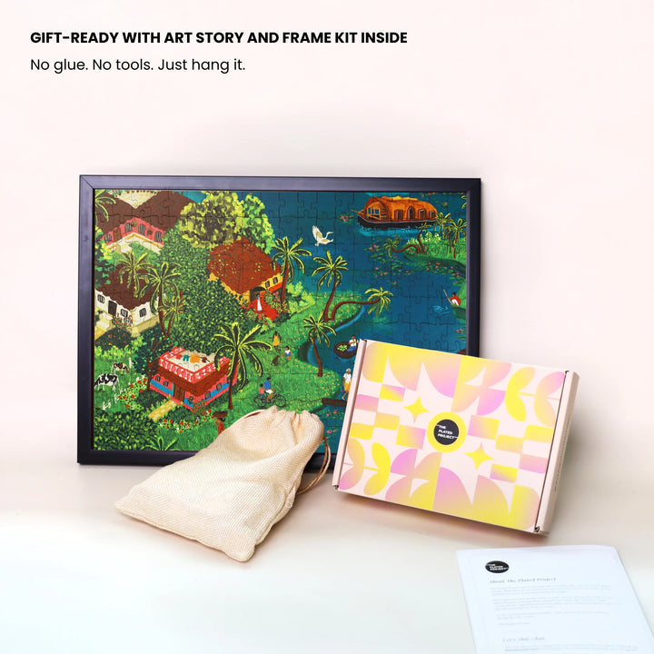 In the Blink of an Eye | Framed Puzzle - A3 | 200 pieces