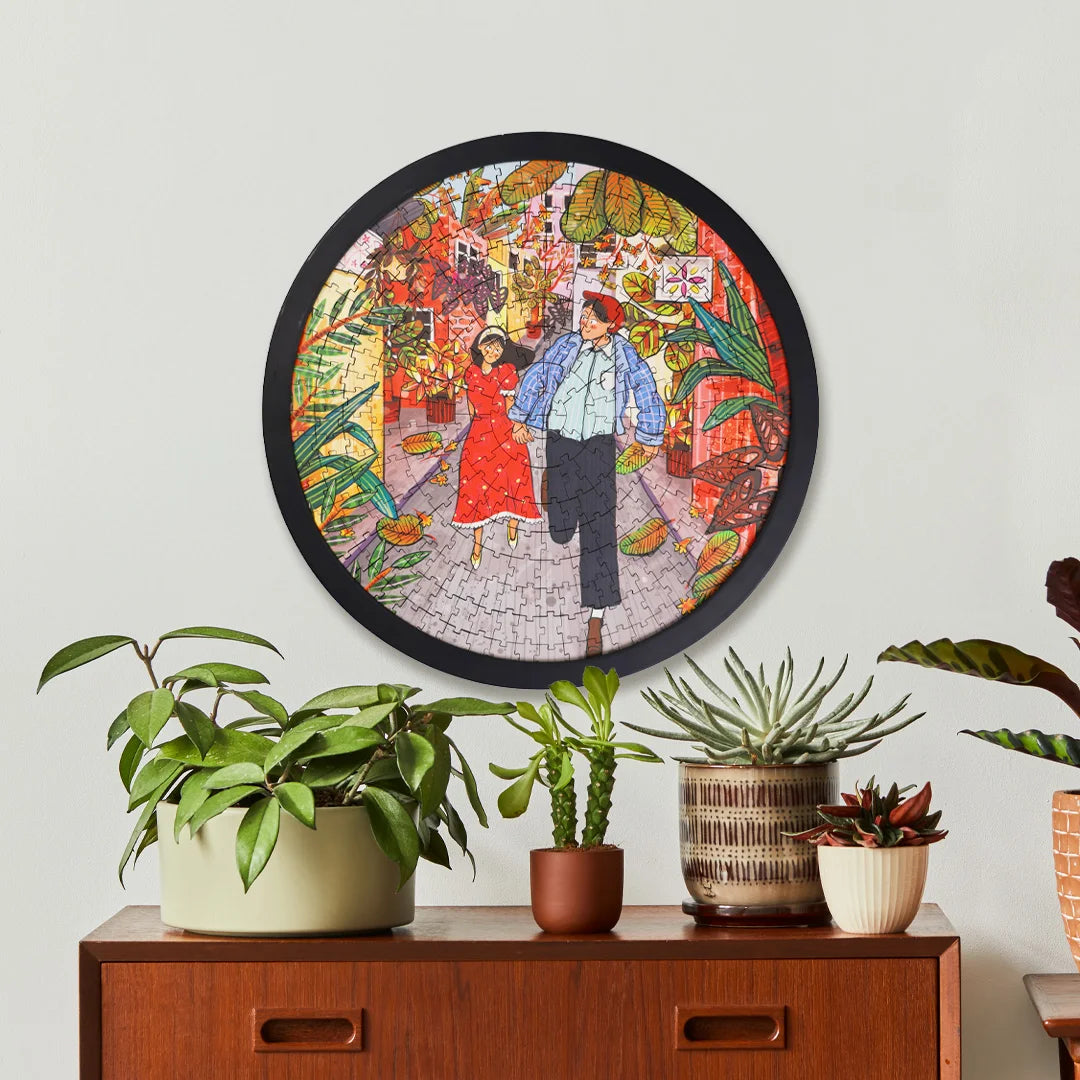 Love will Last | Framed Puzzle - Circular | 300 pieces