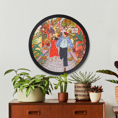 Circular art puzzle | wall decor and hangings