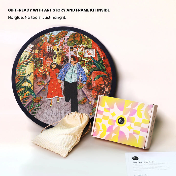 Love will Last | Framed Puzzle - Circular | 300 pieces