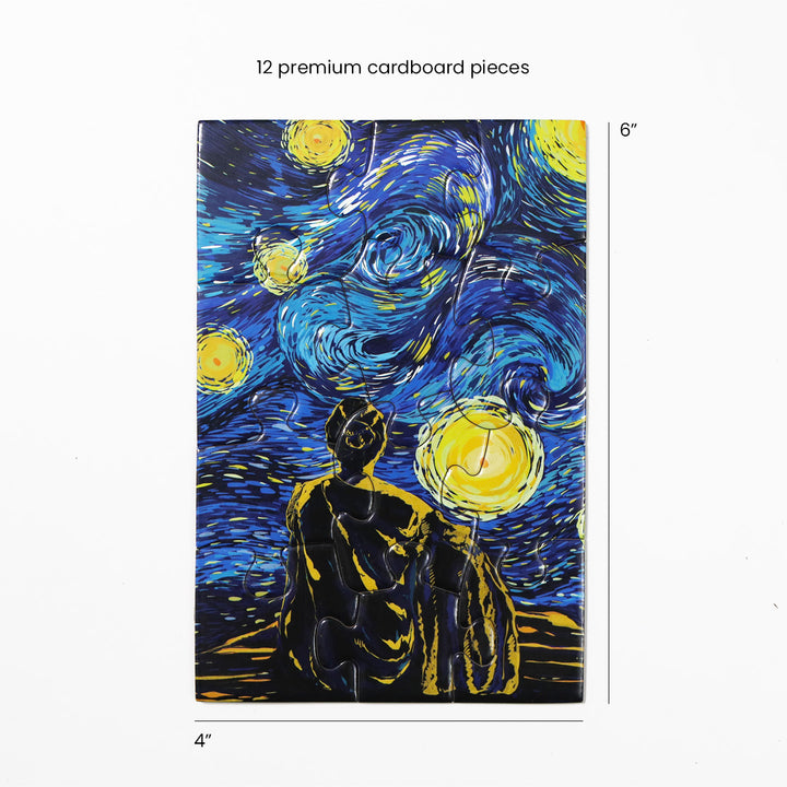 The puzzle close up with dimensions | home decor goods