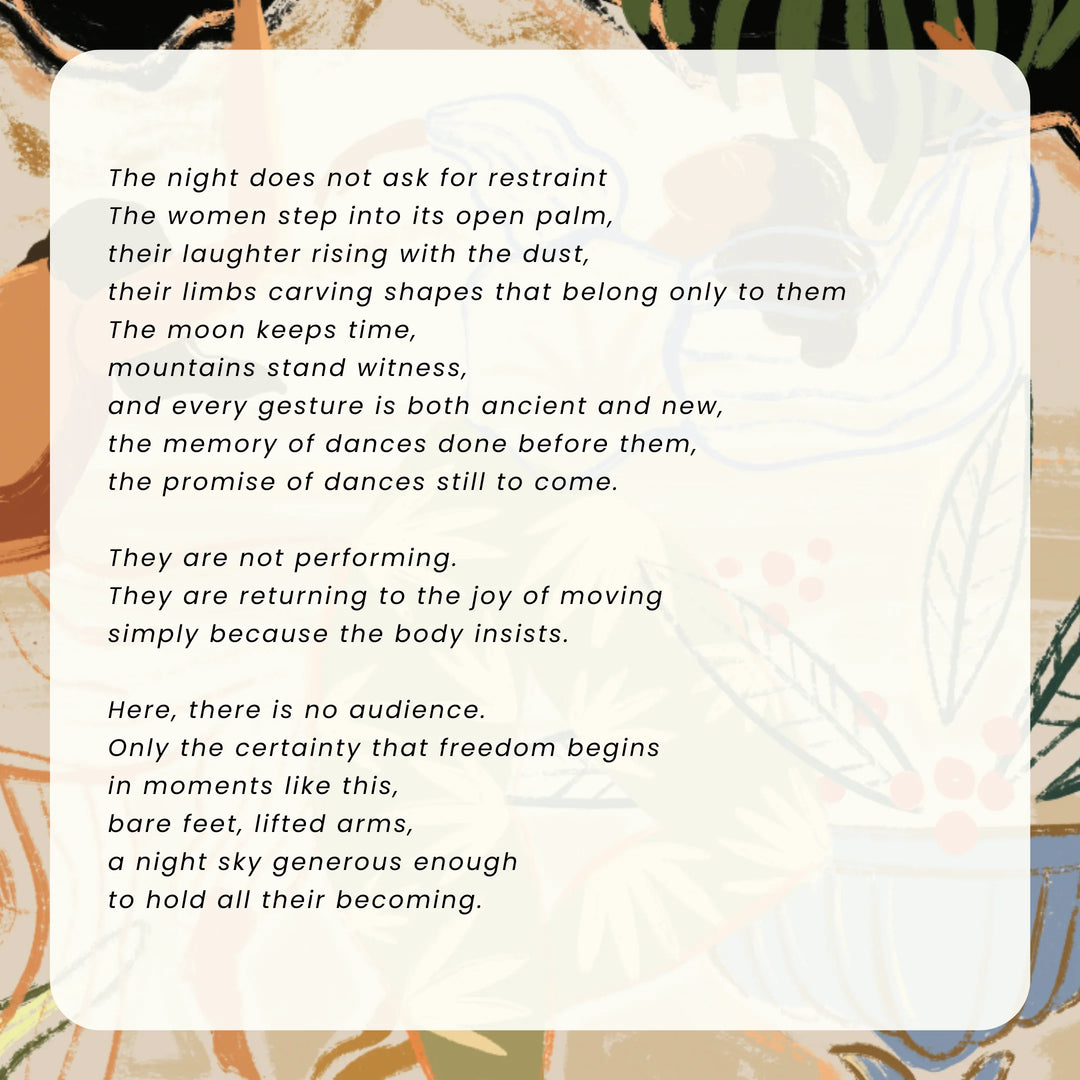 The Dance of Becoming | Embroidered Canvas