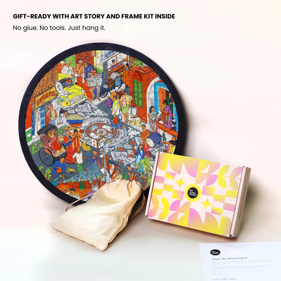 Decorative wall art - large puzzles for adults who love mindful play  