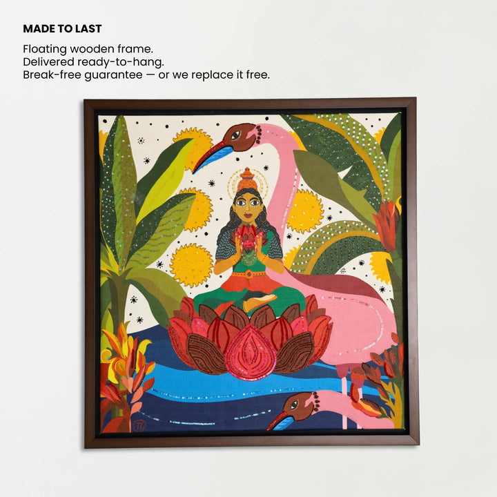 Keeper of Green | Embroidered Canvas