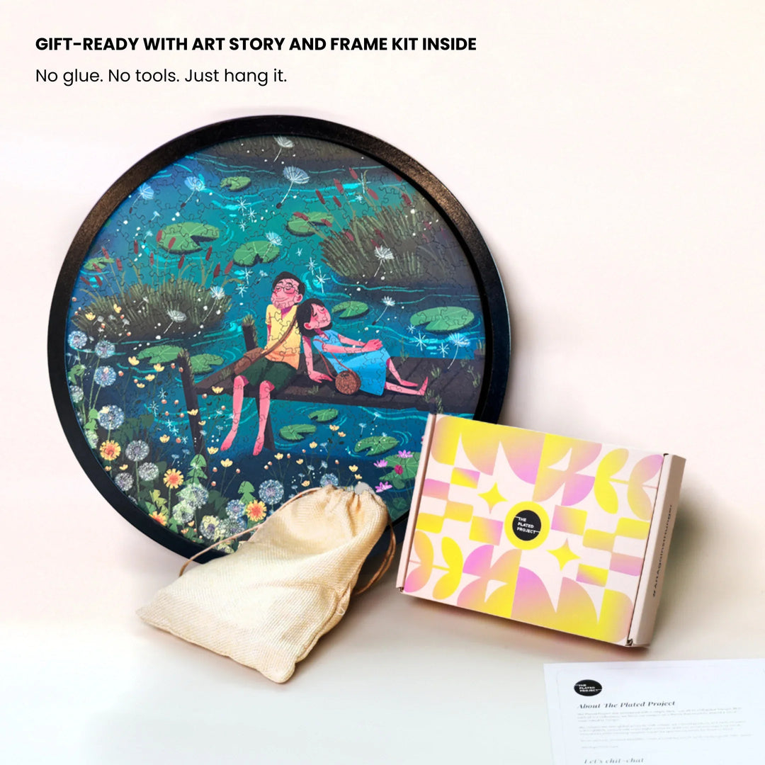 Finding Home | Framed Puzzle - Circular | 300 pieces