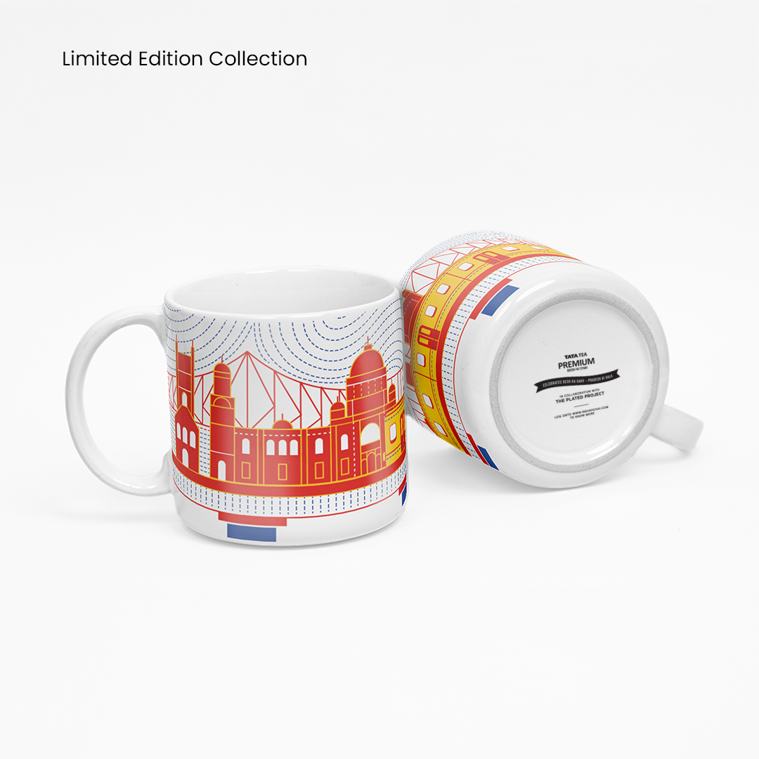 Kolkata | Mug & Plate Combo | Set of 2 | Desh Ka Garv