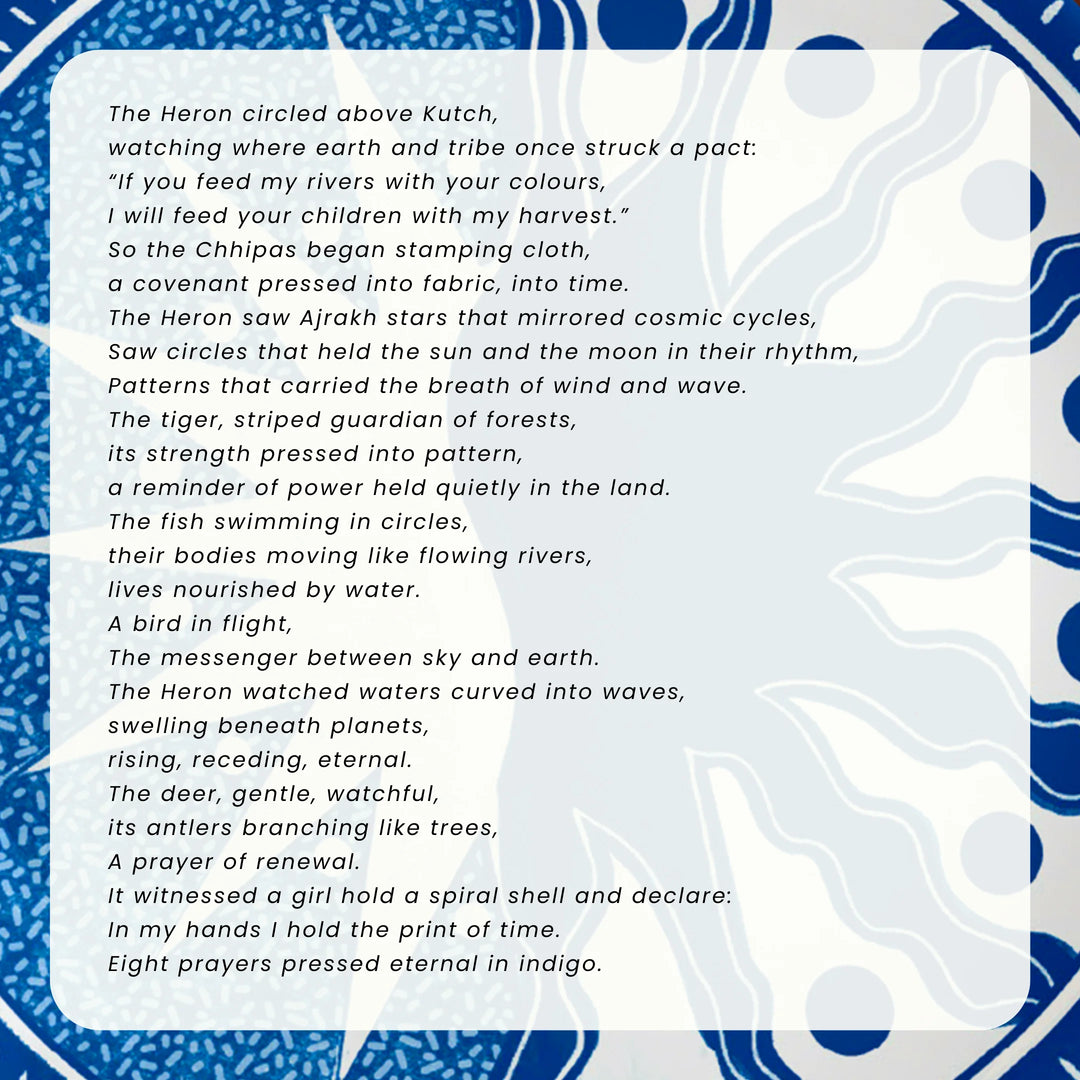 A story behind the home decor plates capturing the essence of block printing 