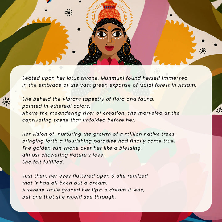 The Heart of Molai Forest | Ceramic Decor Plate | 10"