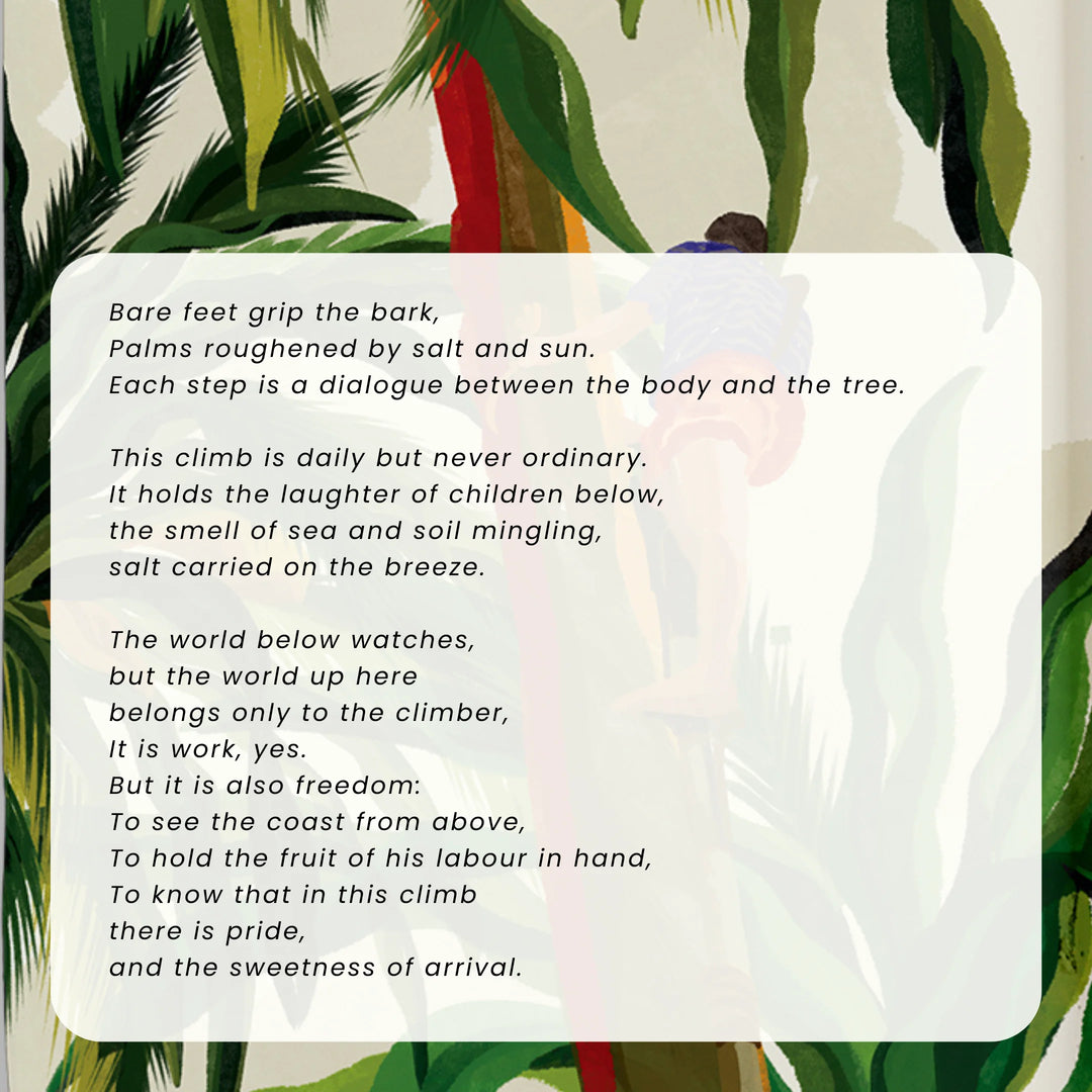 The Climb | Premium Metal Wall Art Panel | 8” × 20”