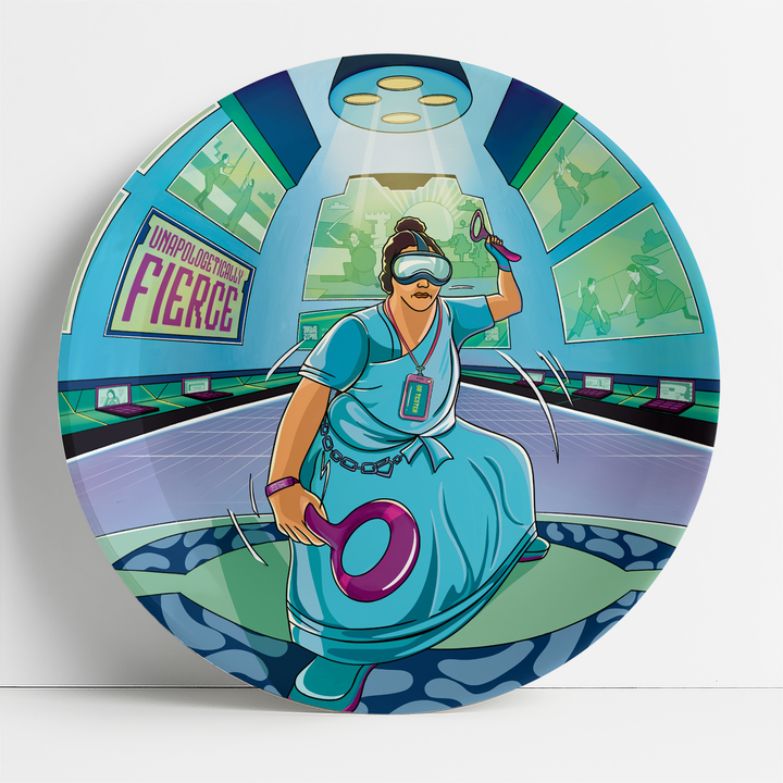 Unapologetically Fierce | Ceramic Decor Plate | 7.5"