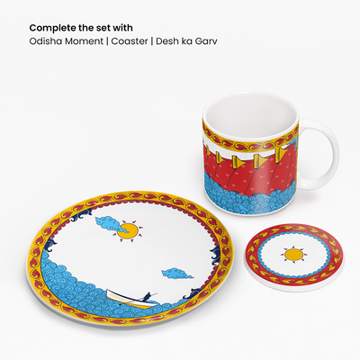 Odisha | Mug & Plate Combo | Set of 2 | Desh Ka Garv