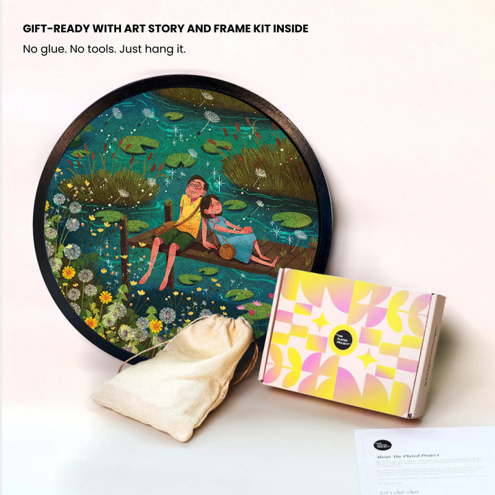 Finding Home | Framed Puzzle - Circular | 300 pieces