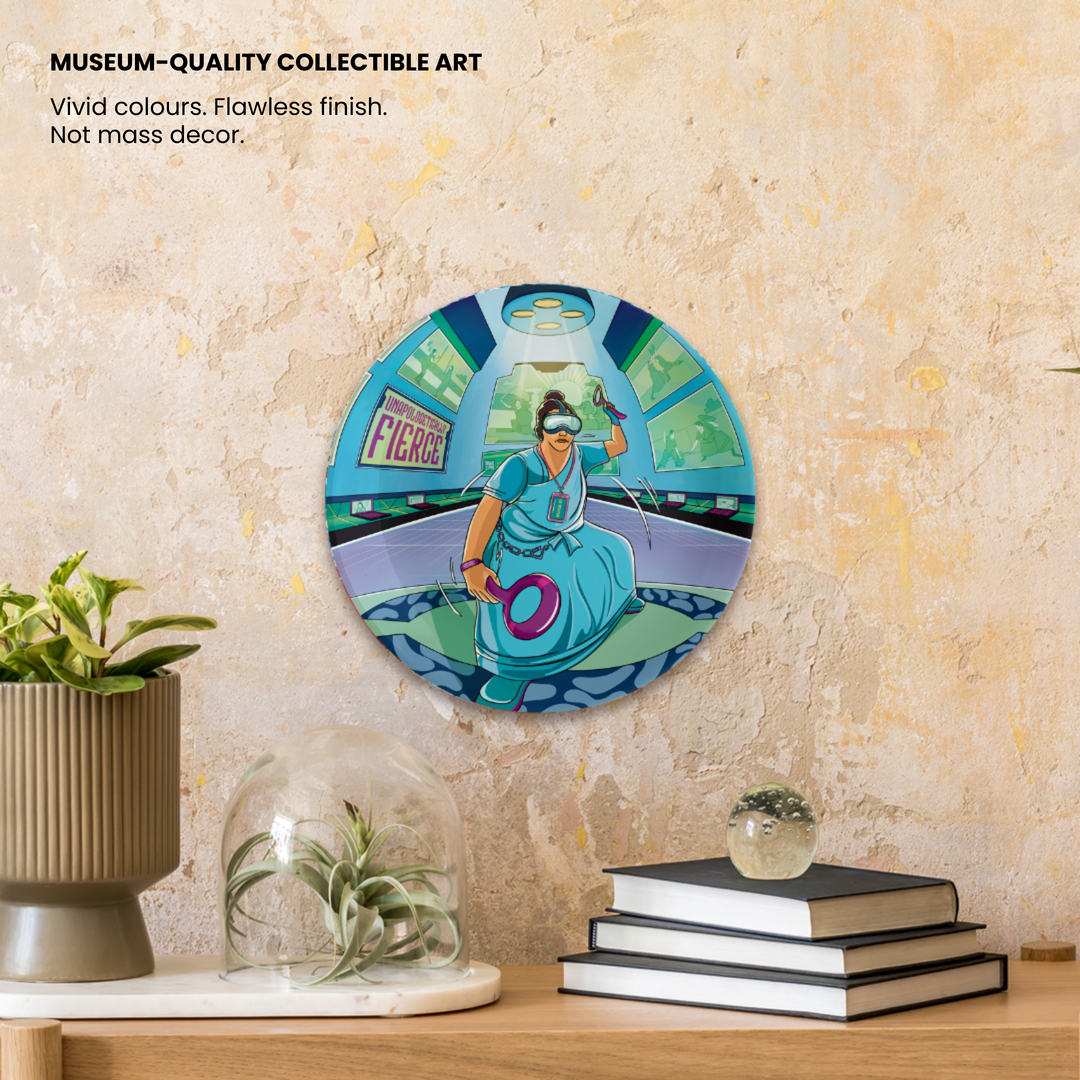 Unapologetically Fierce | Ceramic Decor Plate | 7.5"