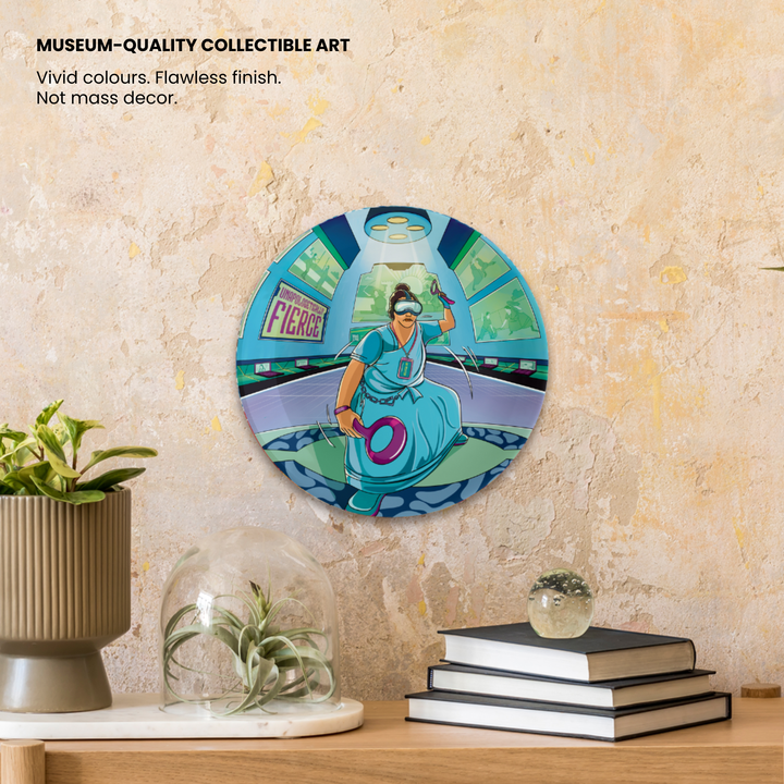 Unapologetically Fierce | Ceramic Decor Plate | 7.5"