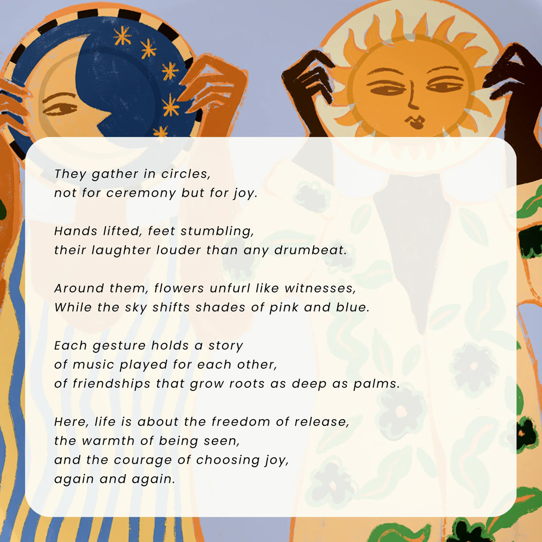 Circles of Joy | Gallery Wall Art | Set of 6