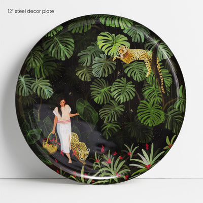 A close up of the 12 inch decor plate | home decorative items