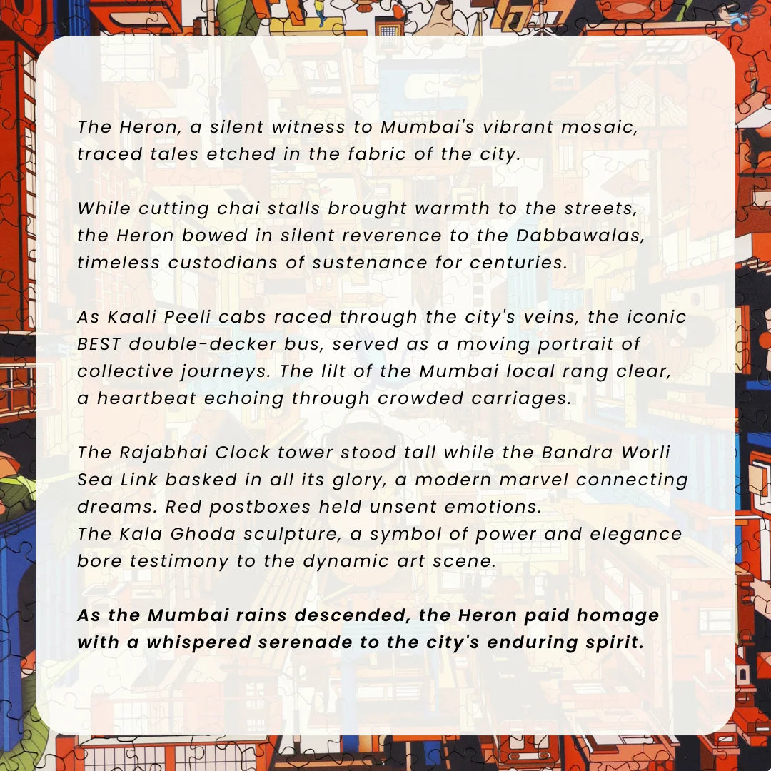 Artwork story behind the Mumbai-inspired jigsaw puzzle for adults
