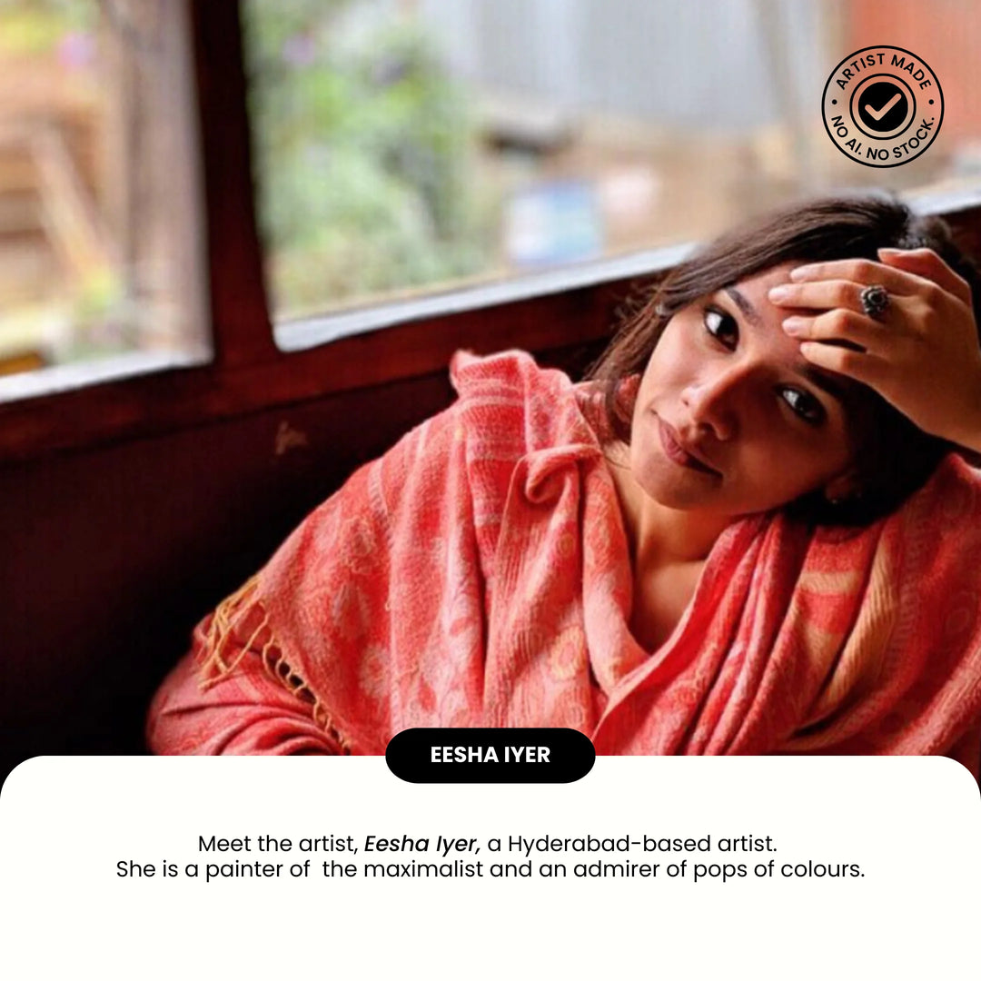 Sarees by the Sea | Ceramic Decor Plate | 10"