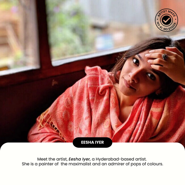 Sarees by the Sea | Ceramic Decor Plate | 10"