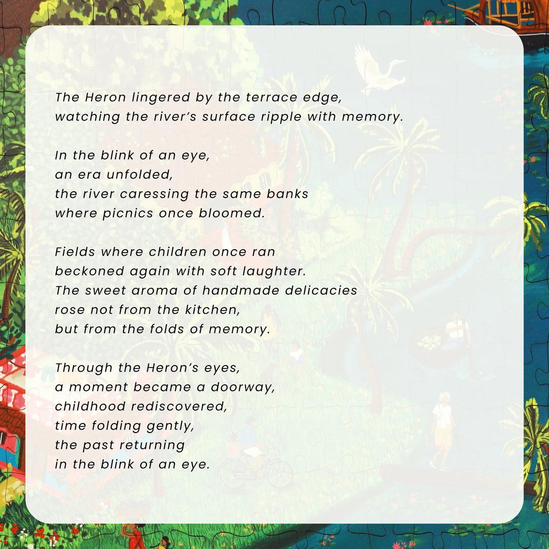 In the Blink of an Eye | Framed Puzzle - A3 | 200 pieces