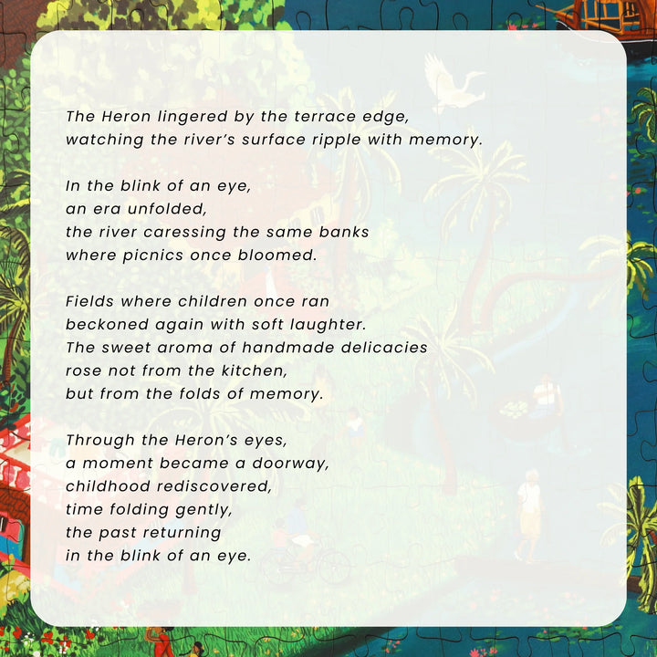 In the Blink of an Eye | Framed Puzzle - A3 | 200 pieces