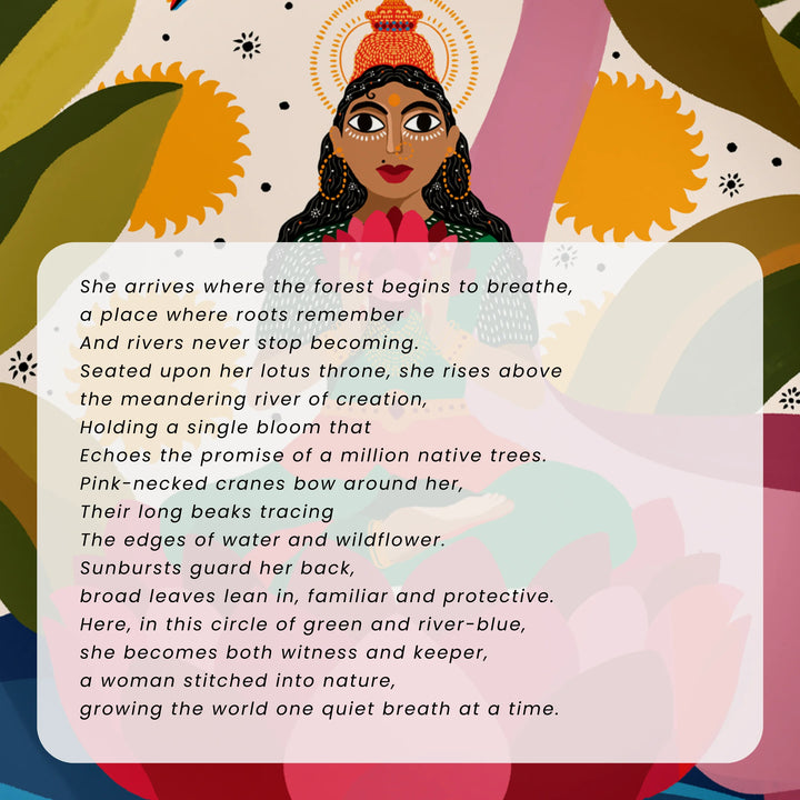 Keeper of Green | Embroidered Canvas