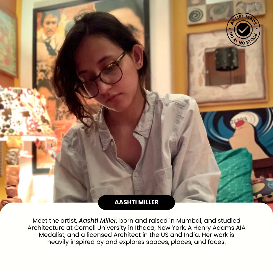Information about the artist Aashti Miller who designed the creative puzzle