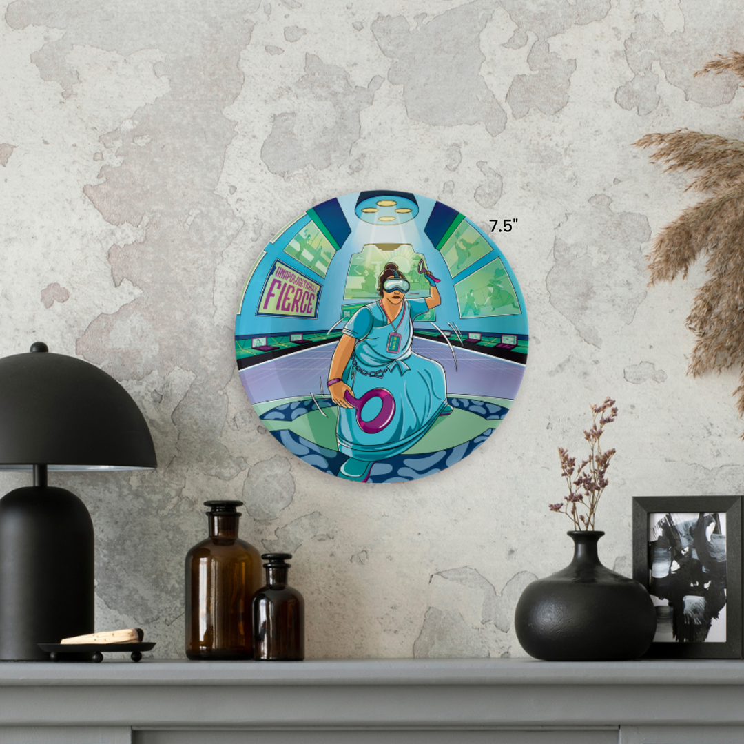 Unapologetically Fierce | Ceramic Decor Plate | 7.5"