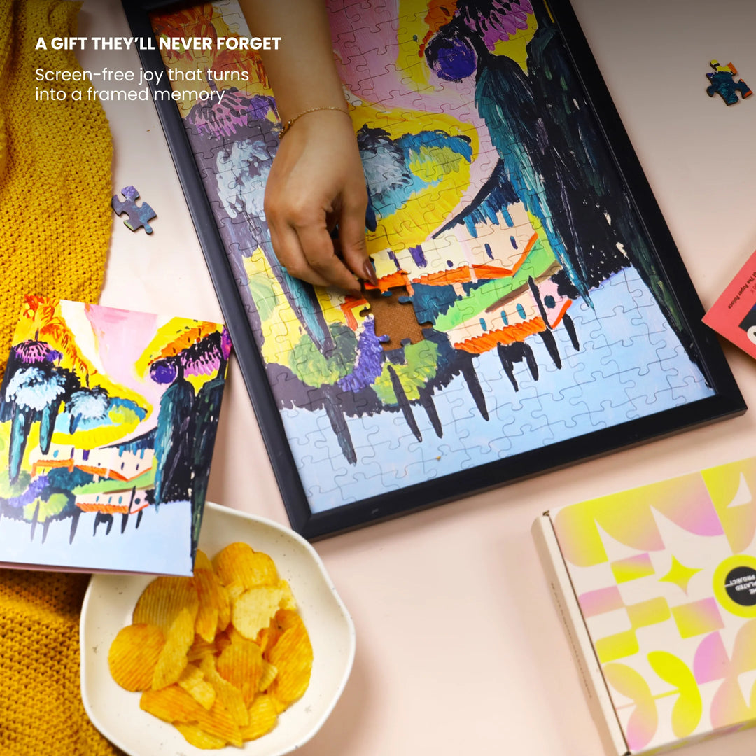 Terracotta Dreams | Framed Puzzle – A3 | 200 pieces